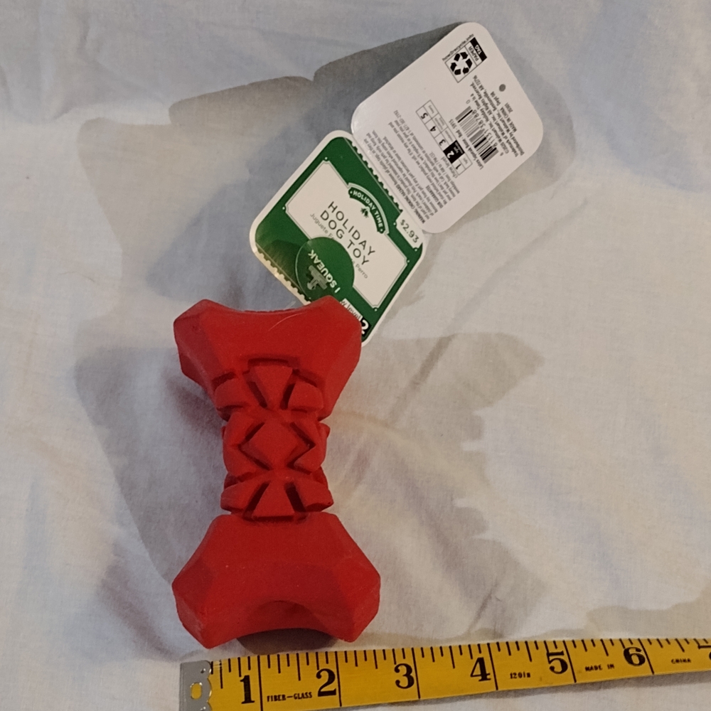 Festive Dog Toy Set with Red and Green Colors - Picture 6 of 9